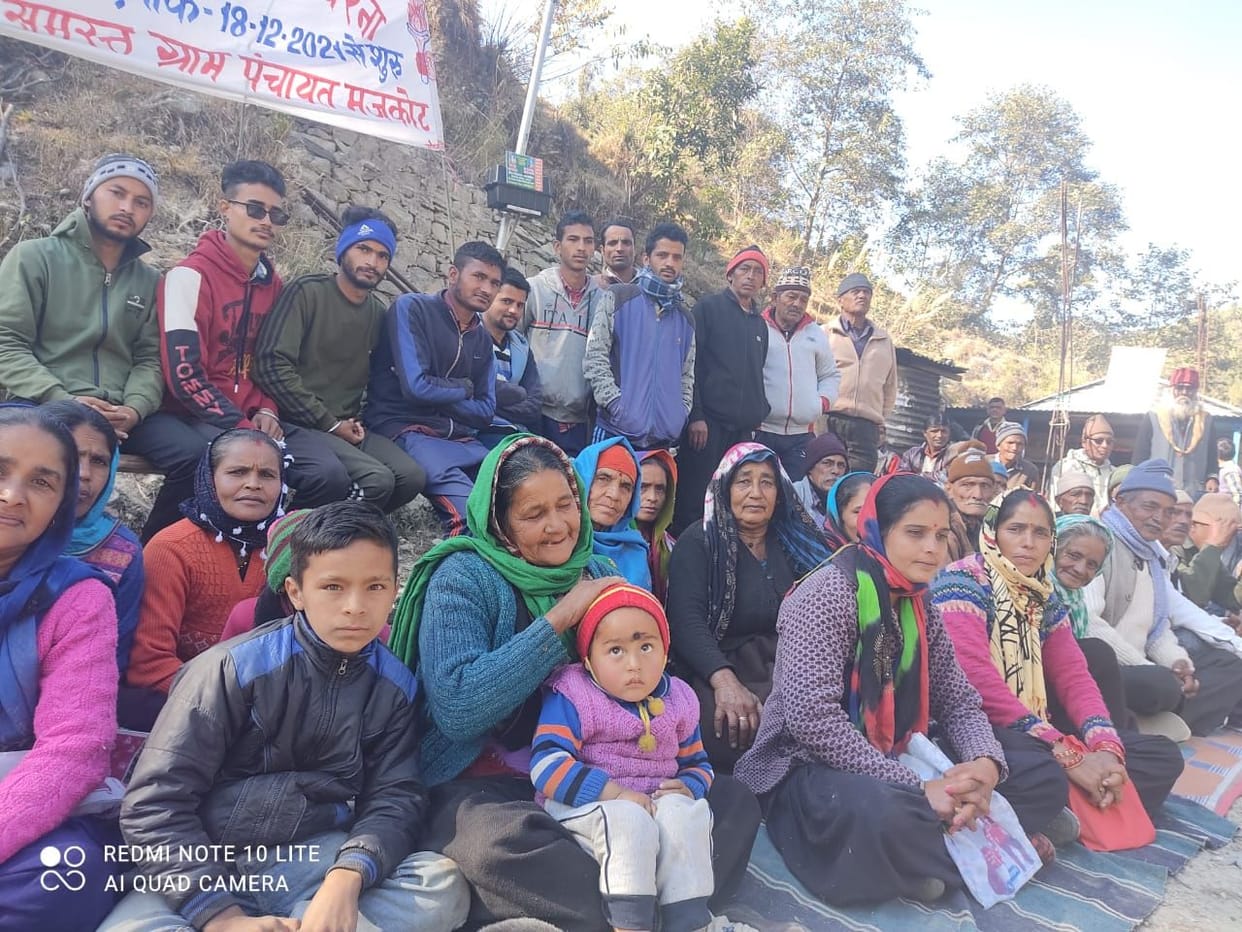Protest for Road