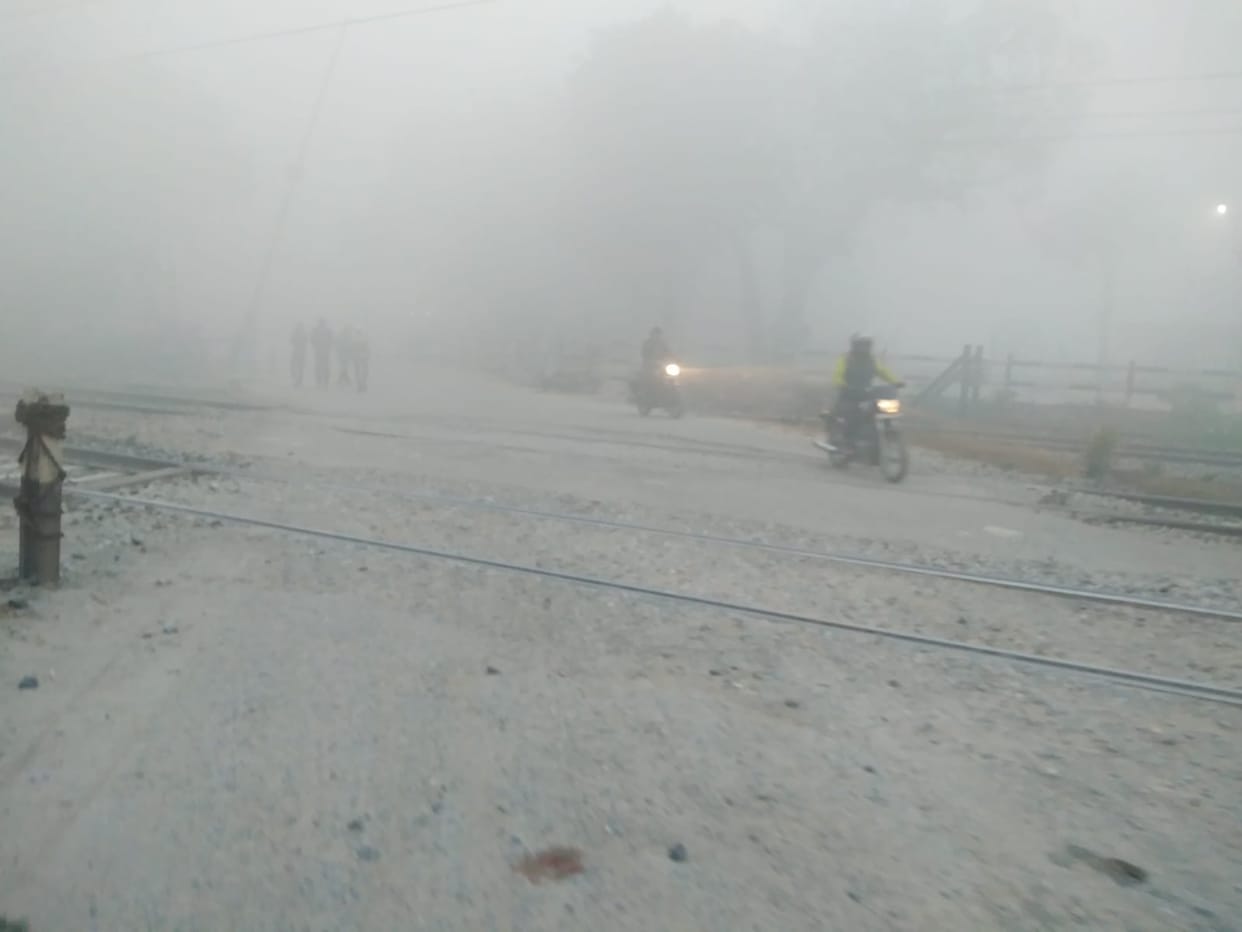 Cold with fog increased trouble