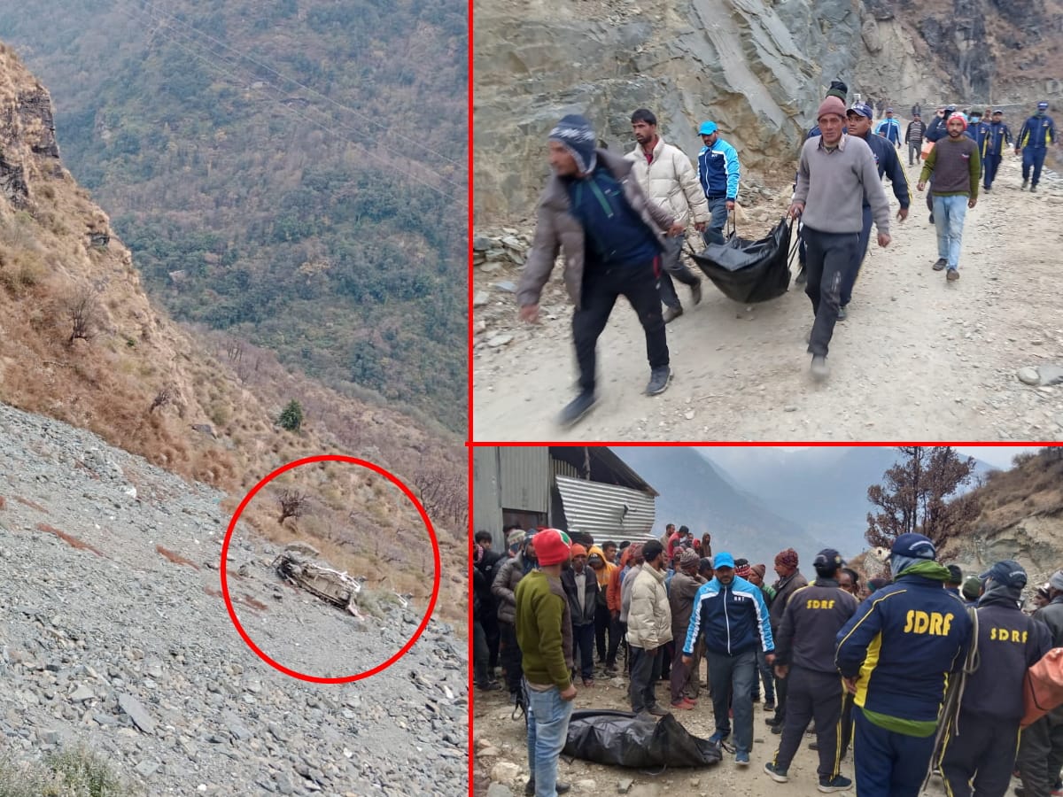 uttarakhand news: accident in uttarkashi, three died, see ground zero photos