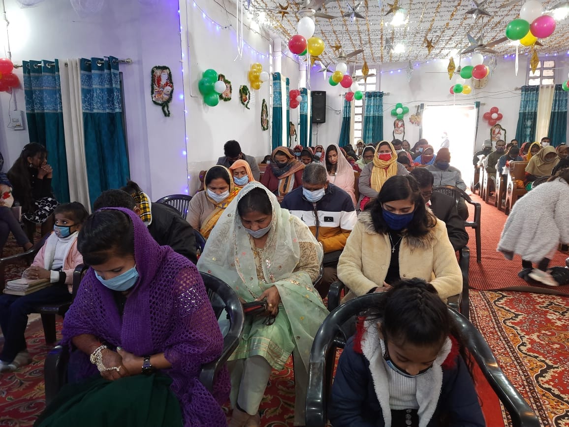 Praying on Christmas and asking for forgiveness of sins, Yamunanagar