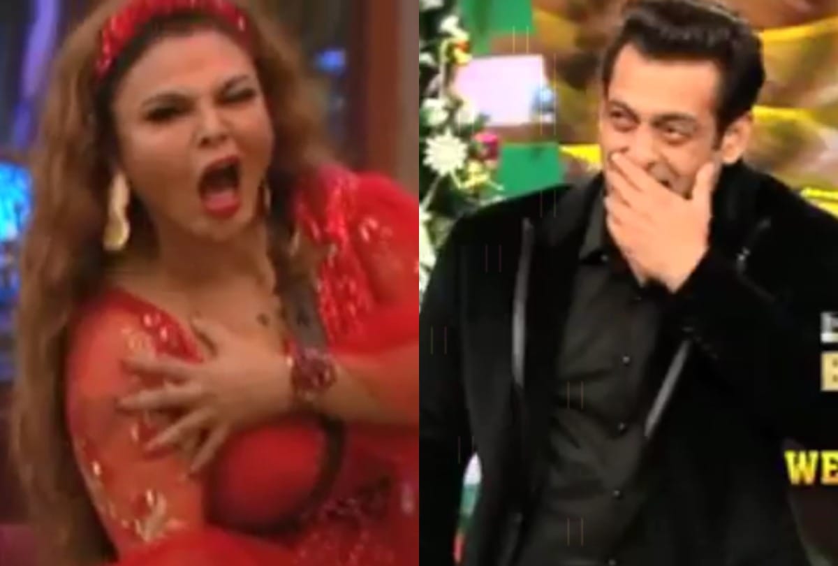 bigg boss 15 shamita shetty cried when rakhi sawant imitates her in front of salman khan making him laugh