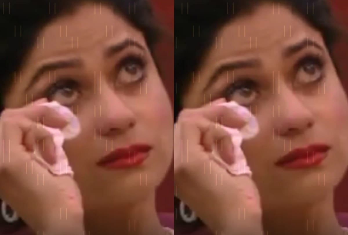 bigg boss 15 shamita shetty cried when rakhi sawant imitates her in front of salman khan making him laugh