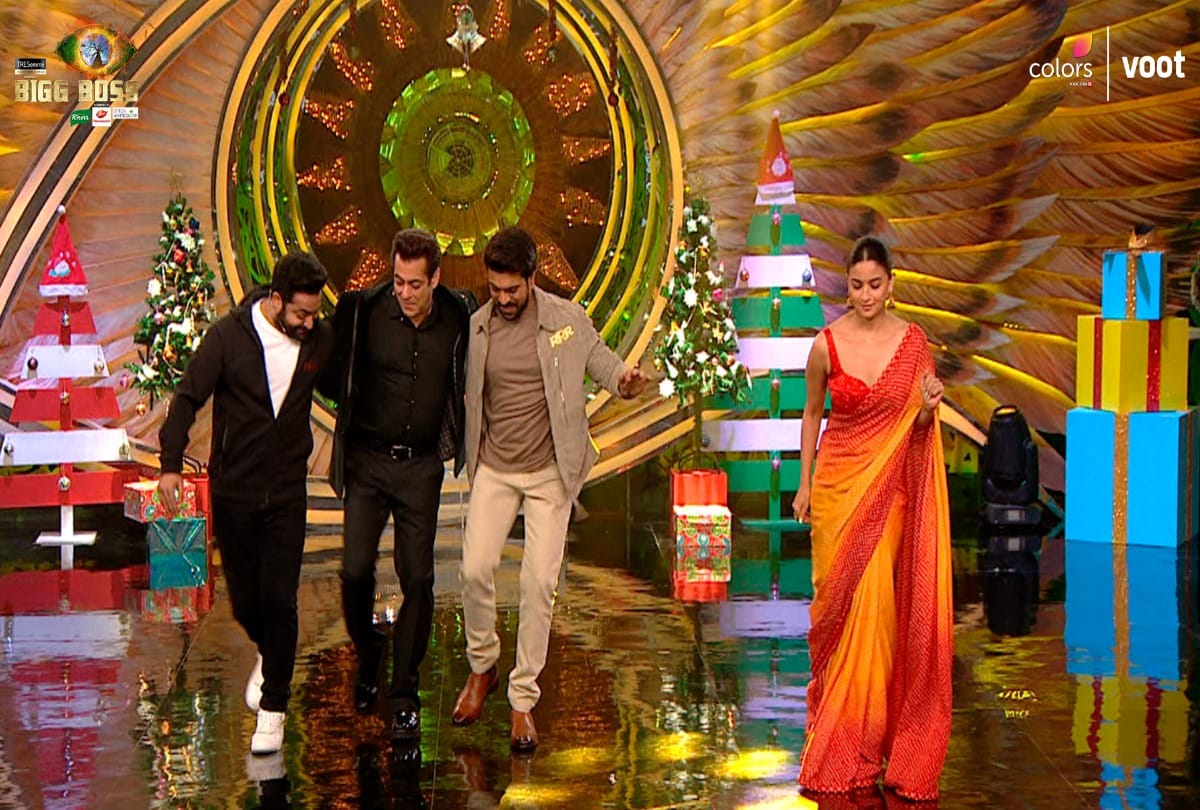 Bigg Boss 15: NTR and Ramcharan taught dance to Salman Khan the actor taught the steps while crying