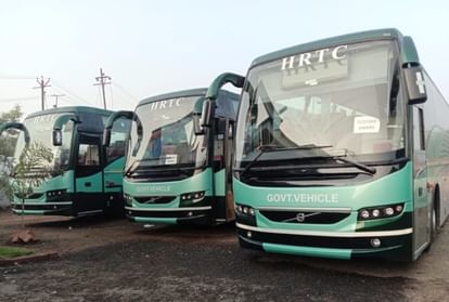 HRTC Volvo buses 10 to 20 percent discount for six months on smart card