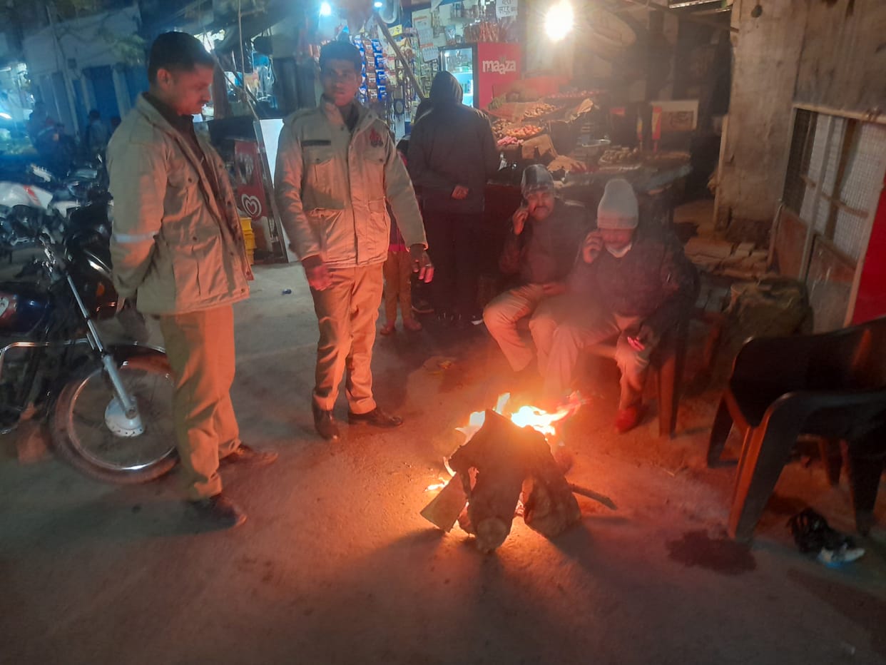 The bonfires are not burning in the localities, people are forced to chill