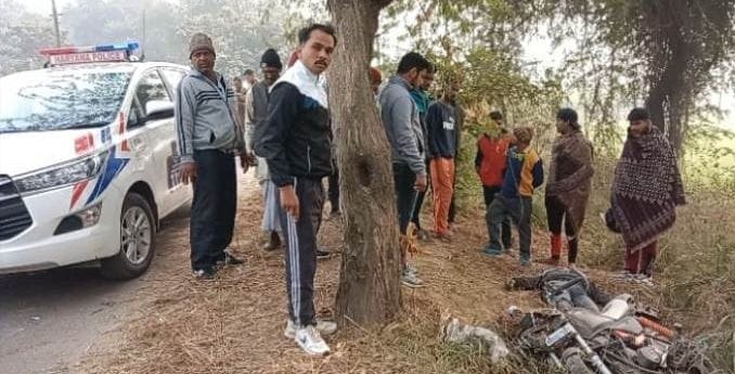 Bike collided with tree, two youths died