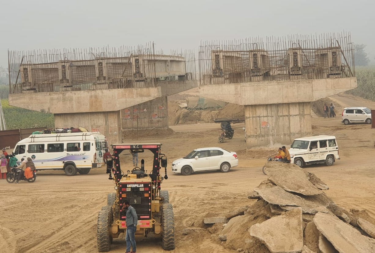 Flyover construction work started at Balwa railway gate