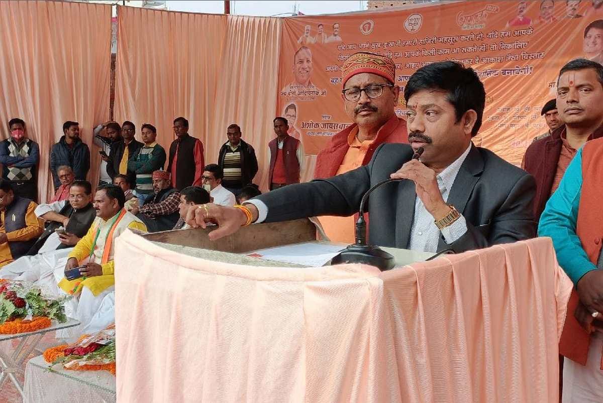 Cabinet minister said nand gopal nandi BJP government freed state from goons mafia 