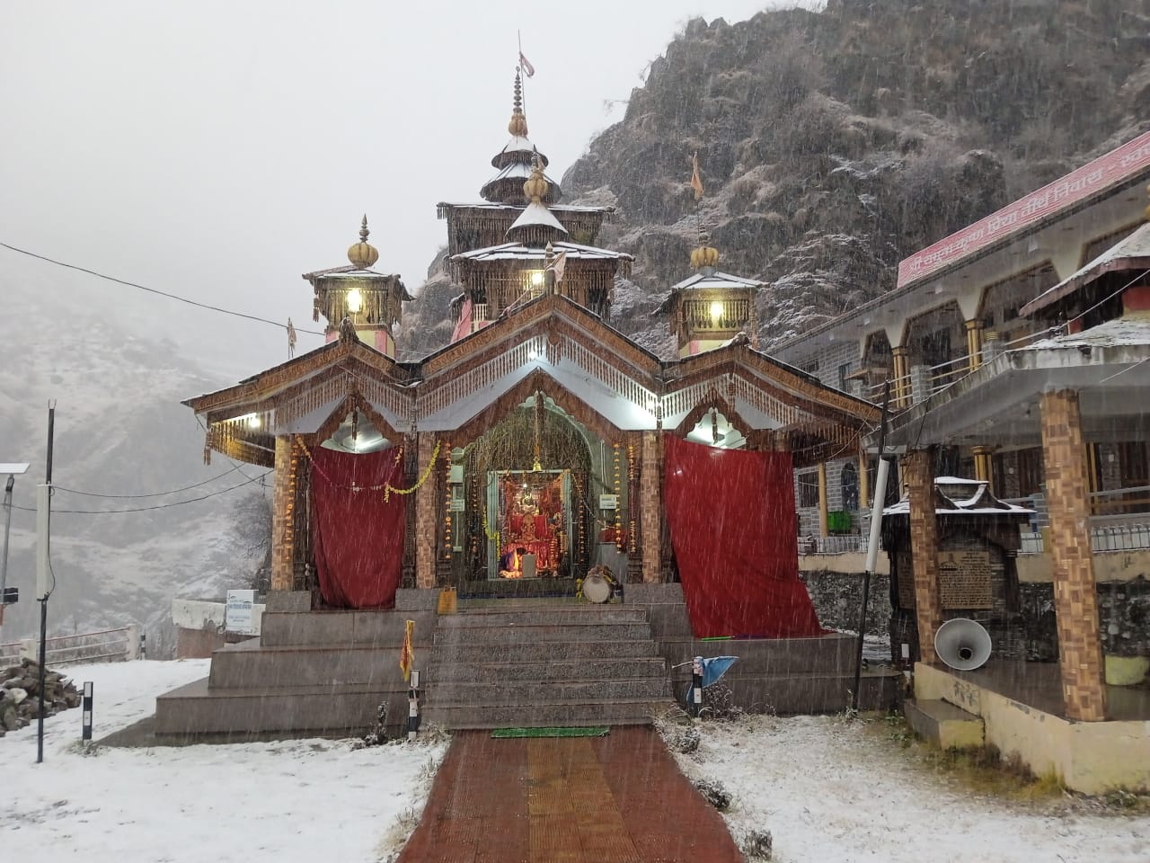 uttarakhand weather update today news: snowfall in chardham today, see photos