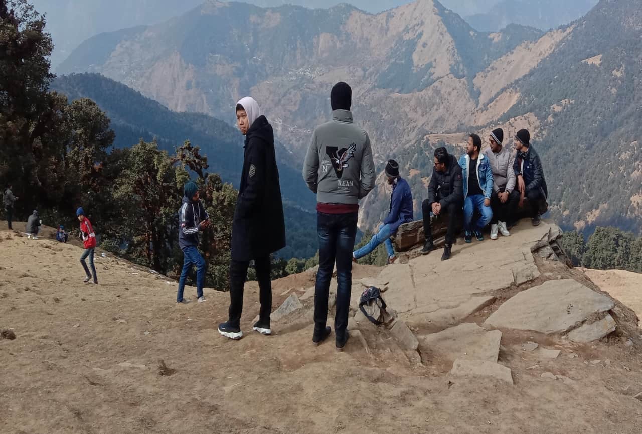tourist rush in weekend: tourist rush in uttarakhand hill station, see photos