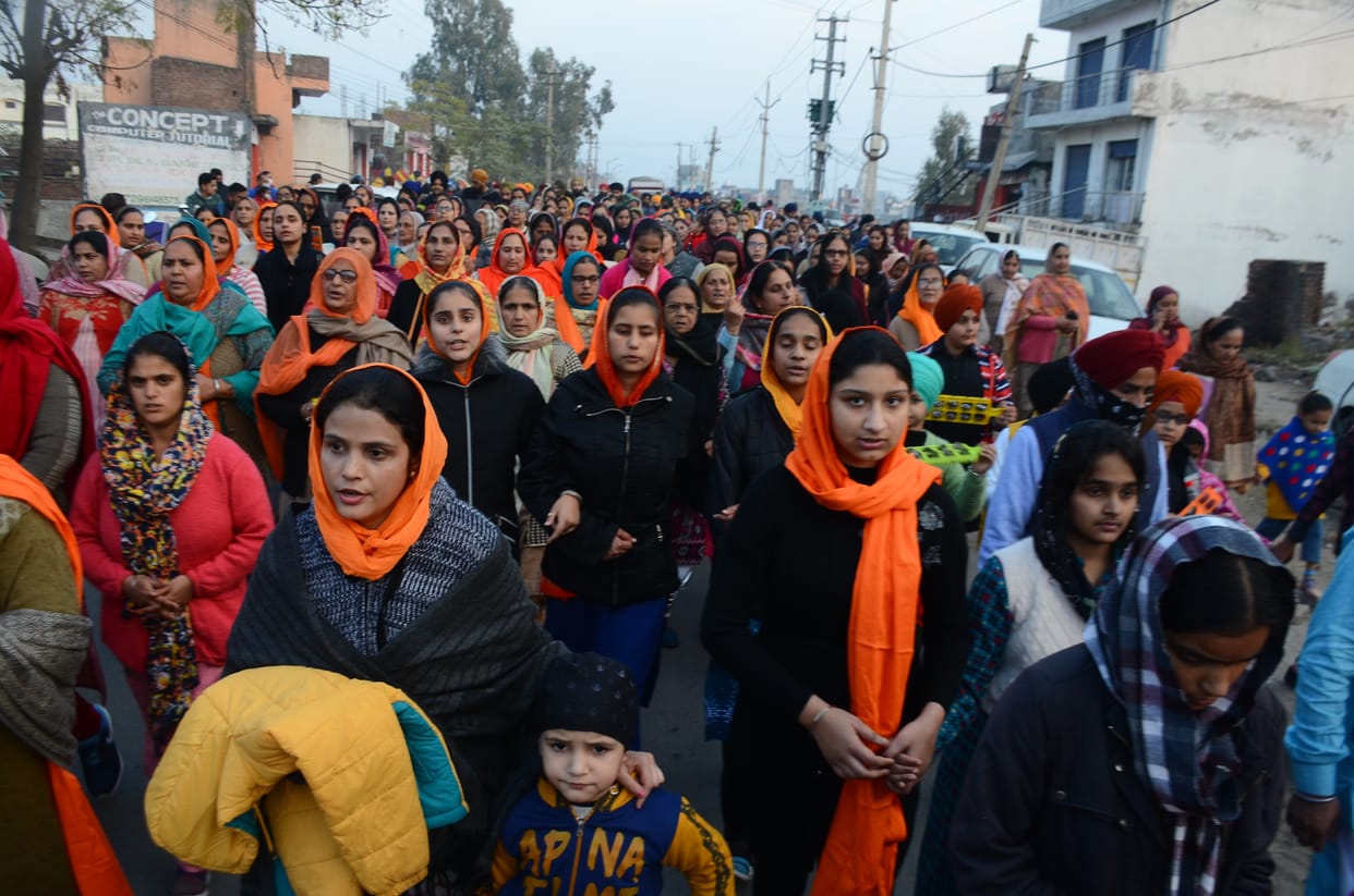 Nagarkirtan held in memory of the four Sahibzadas