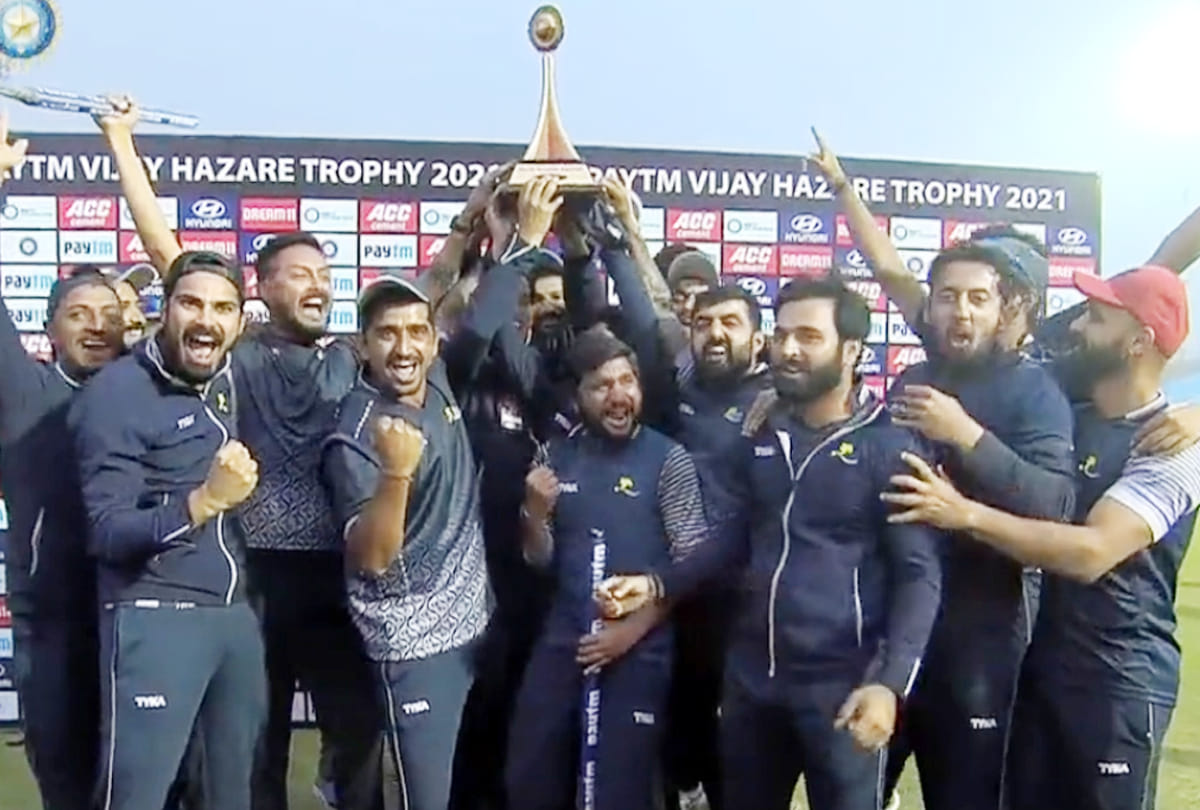 Vijay Hazare Trophy Final match scorecard and other Update
