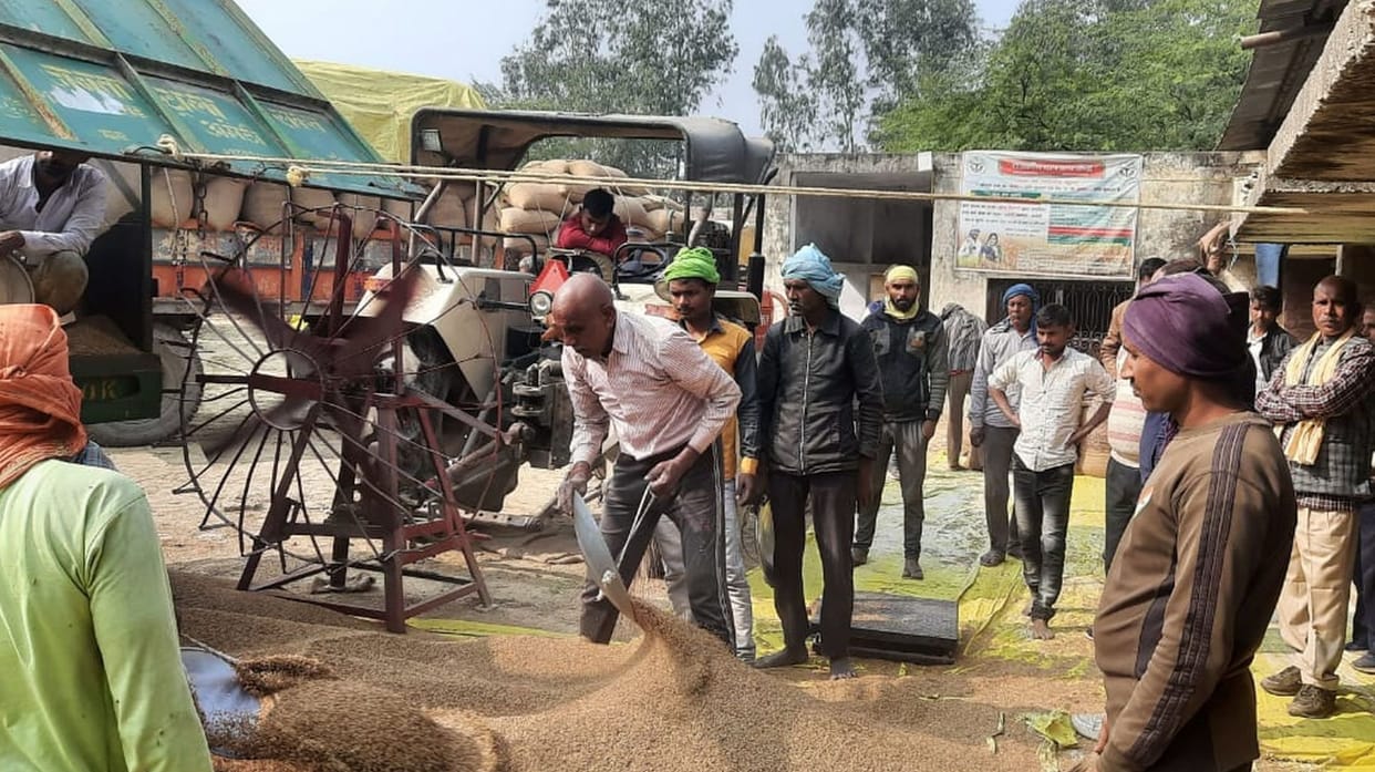 Farmer troubled by the new arrangement of paddy procurement