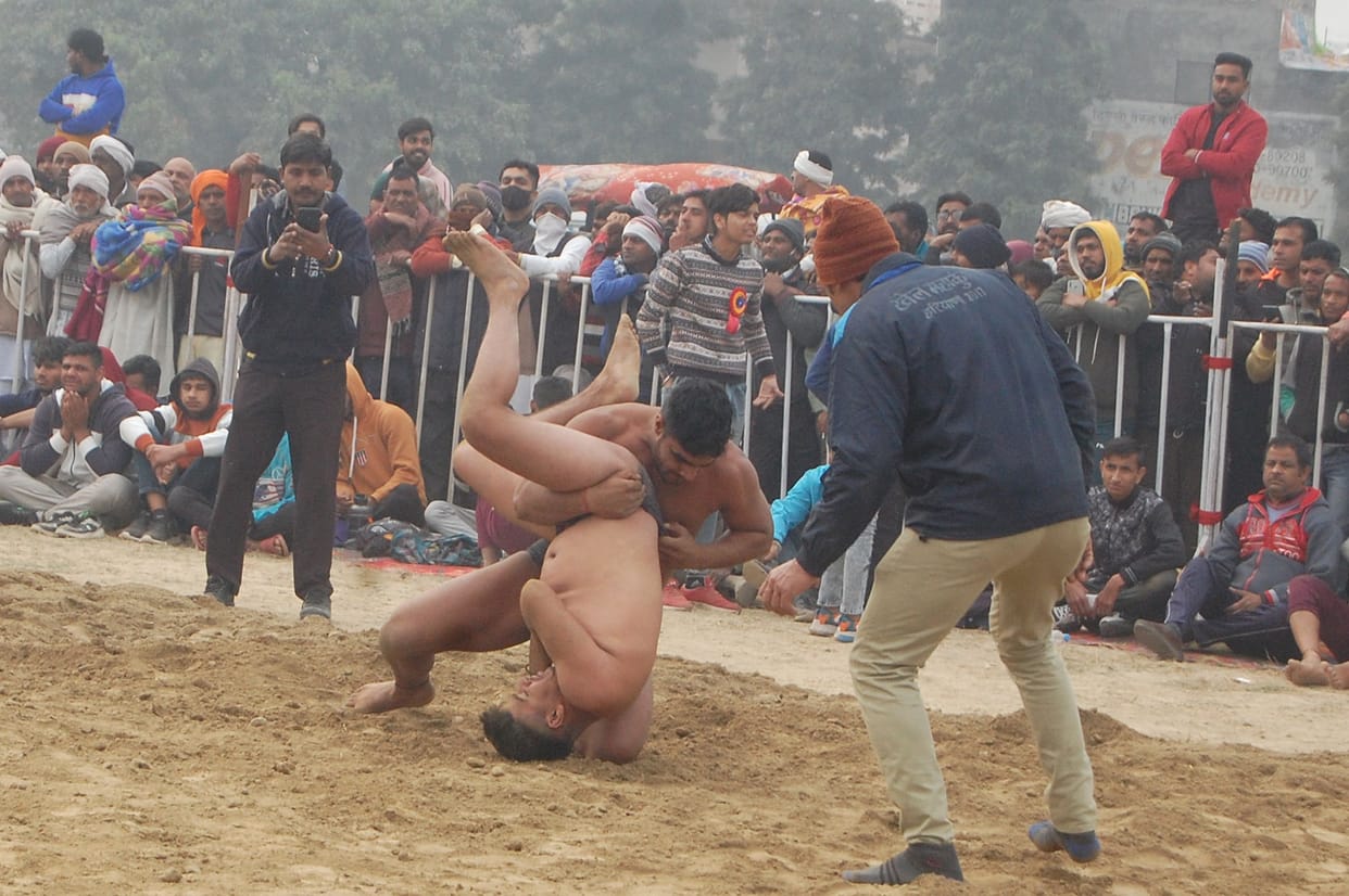 200 wrestlers of the state showed their strength in Dangal