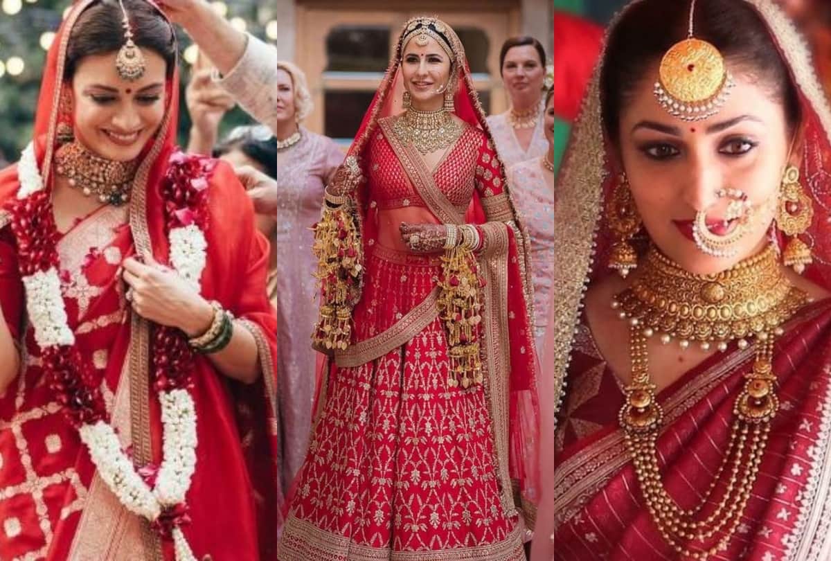 From Katrina Kaif to Dia Mirza the wedding look of these actresses was liked by the fans