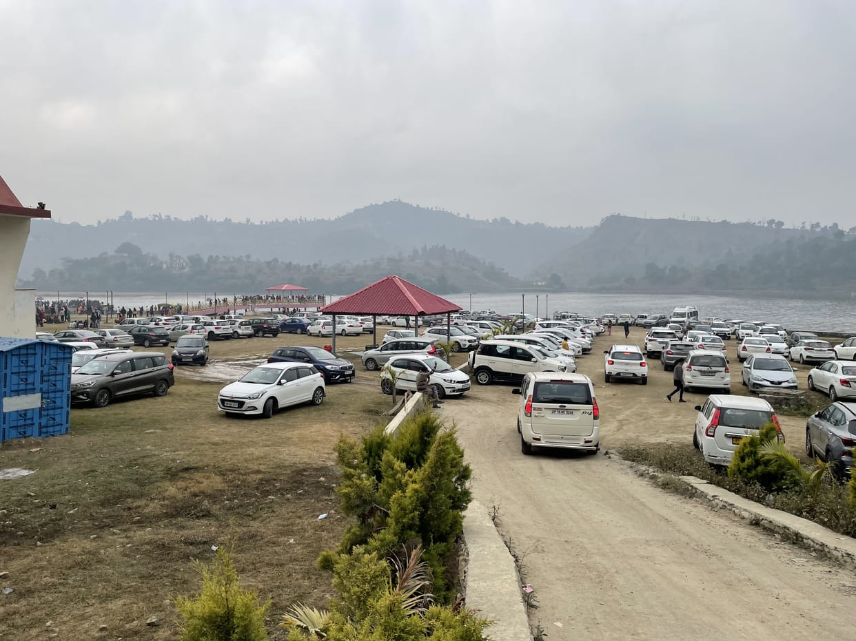 Morni buzzes with tourists, parking full after more number of tourists