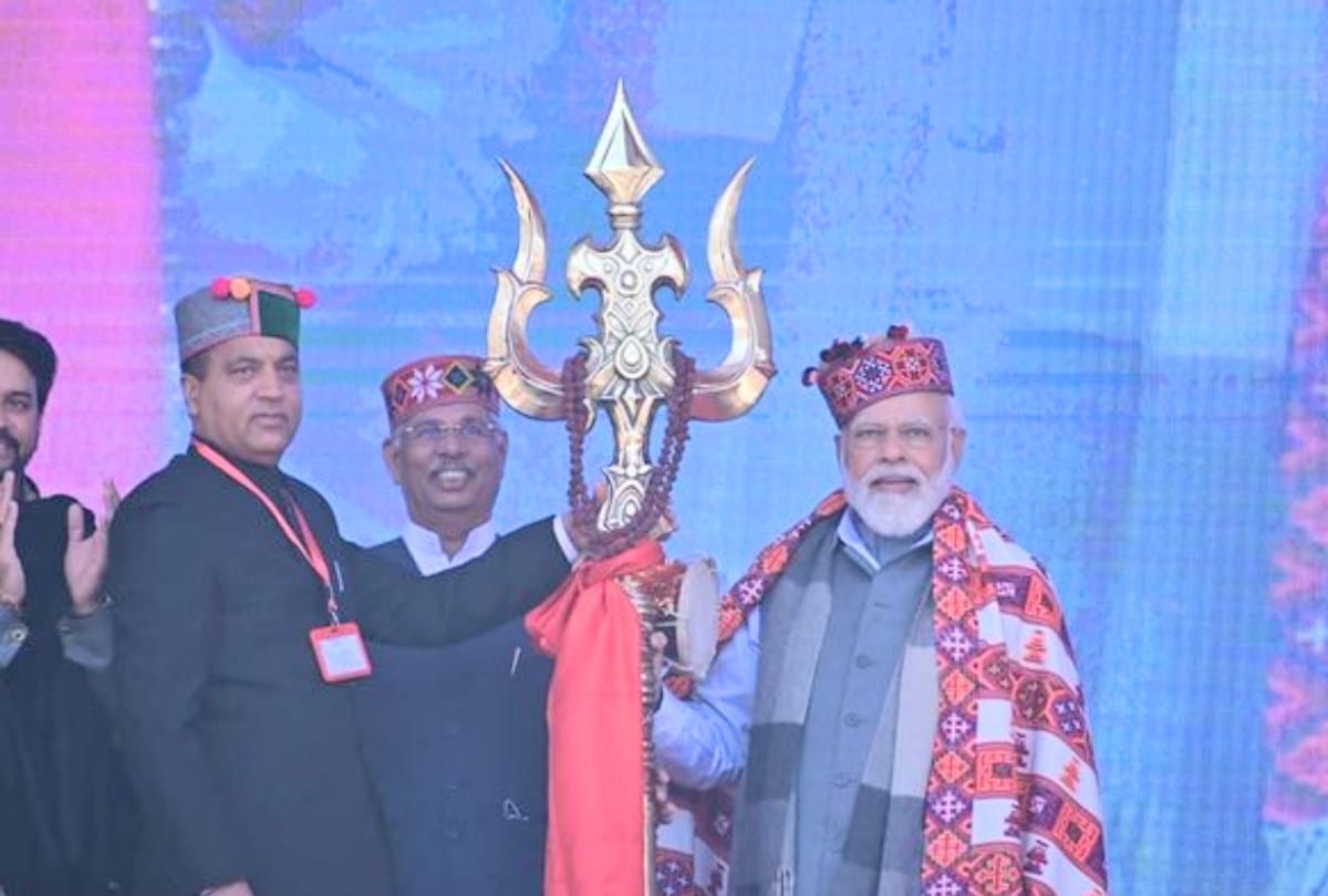 cm jairam thakur speech in Mandi Himachal Pradesh