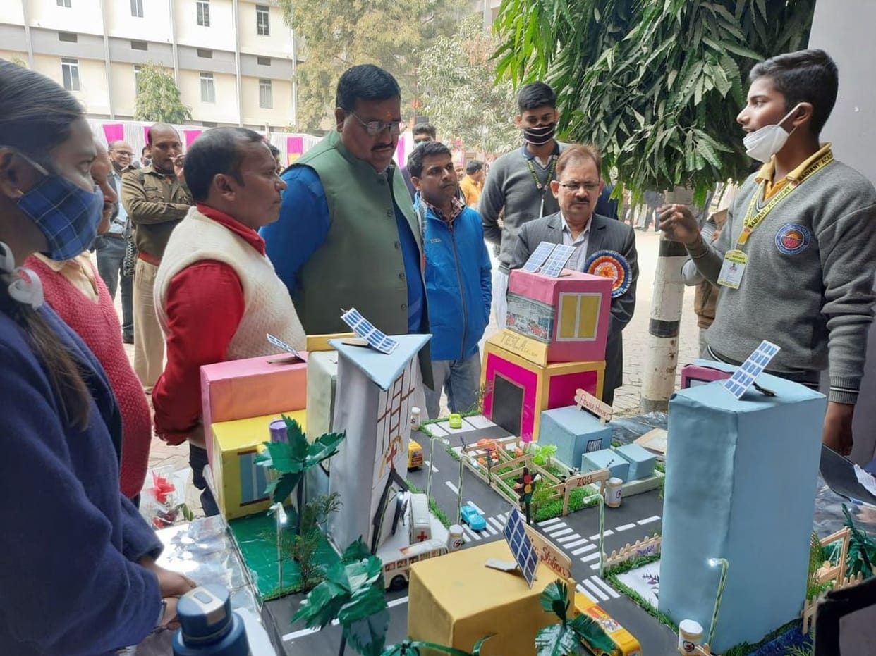 Children showed talent in the exhibition