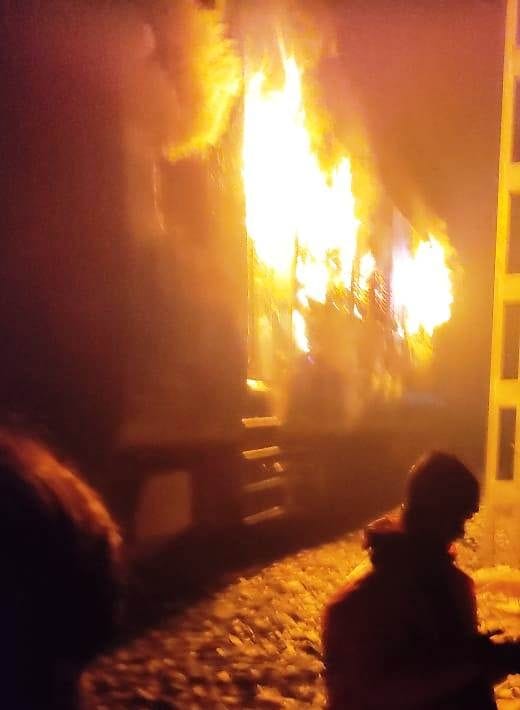 Fire in the compartment of Farrukhabad-bound passenger train