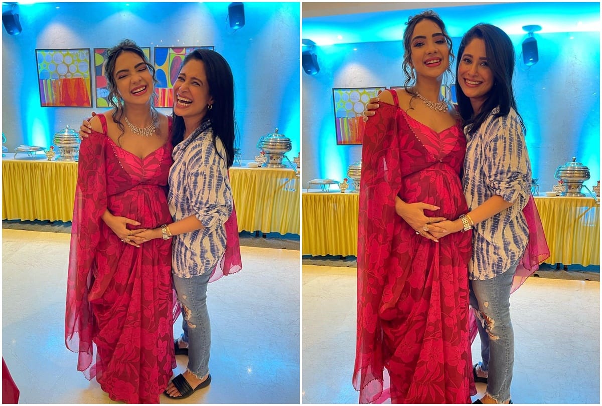 Baby shower: Pooja Banerjee shares pictures of her baby shower flaunts baby bump in pink gown