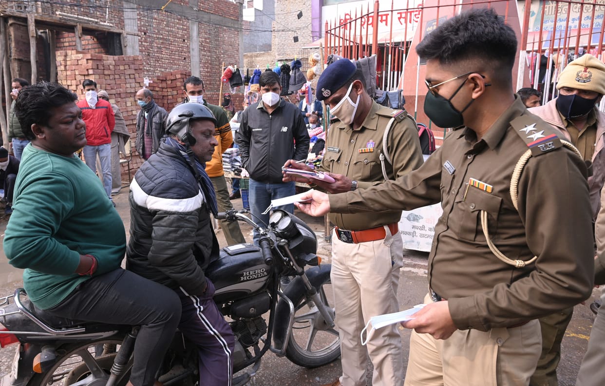 More than 100 invoices deducted for those who roam without masks