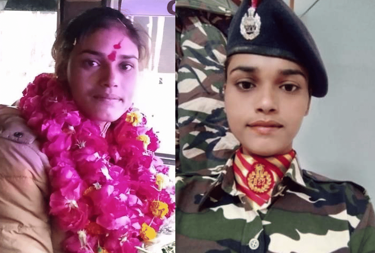 MP News: Tribal taxi driver's daughter selected in army in Chhatarpur, returned to village after training, received a grand welcome