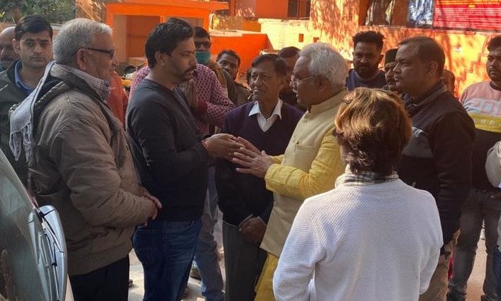 Agitated forest workers met BJP state president