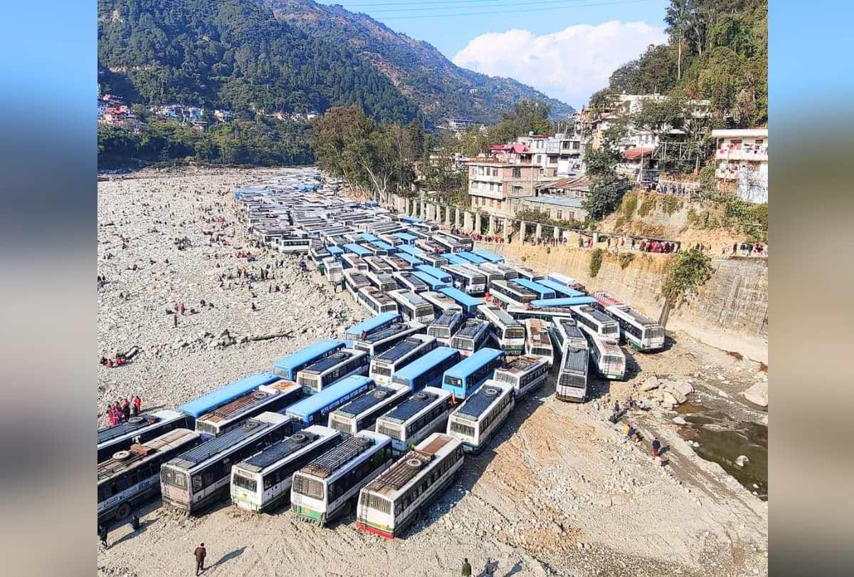 mismanagement: HRTC buses sent for PM Modi rally in mandi, people in trouble