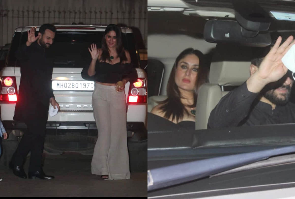 kareena kapoor black crop top in smokey hot look spotted karisma kapoor home