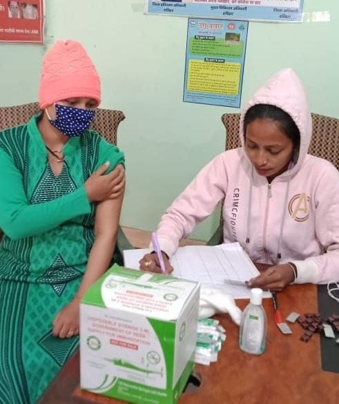 Vaccination of 1230 people at 23 centers
