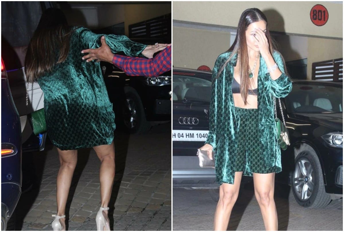 Video: Malaika Arora high heel cheated as soon as she got down from the car users said why didnt she tie a stool on her feeT