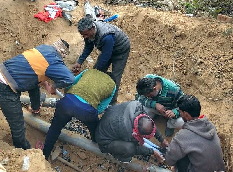 cable cut, 75 villages electricity cut