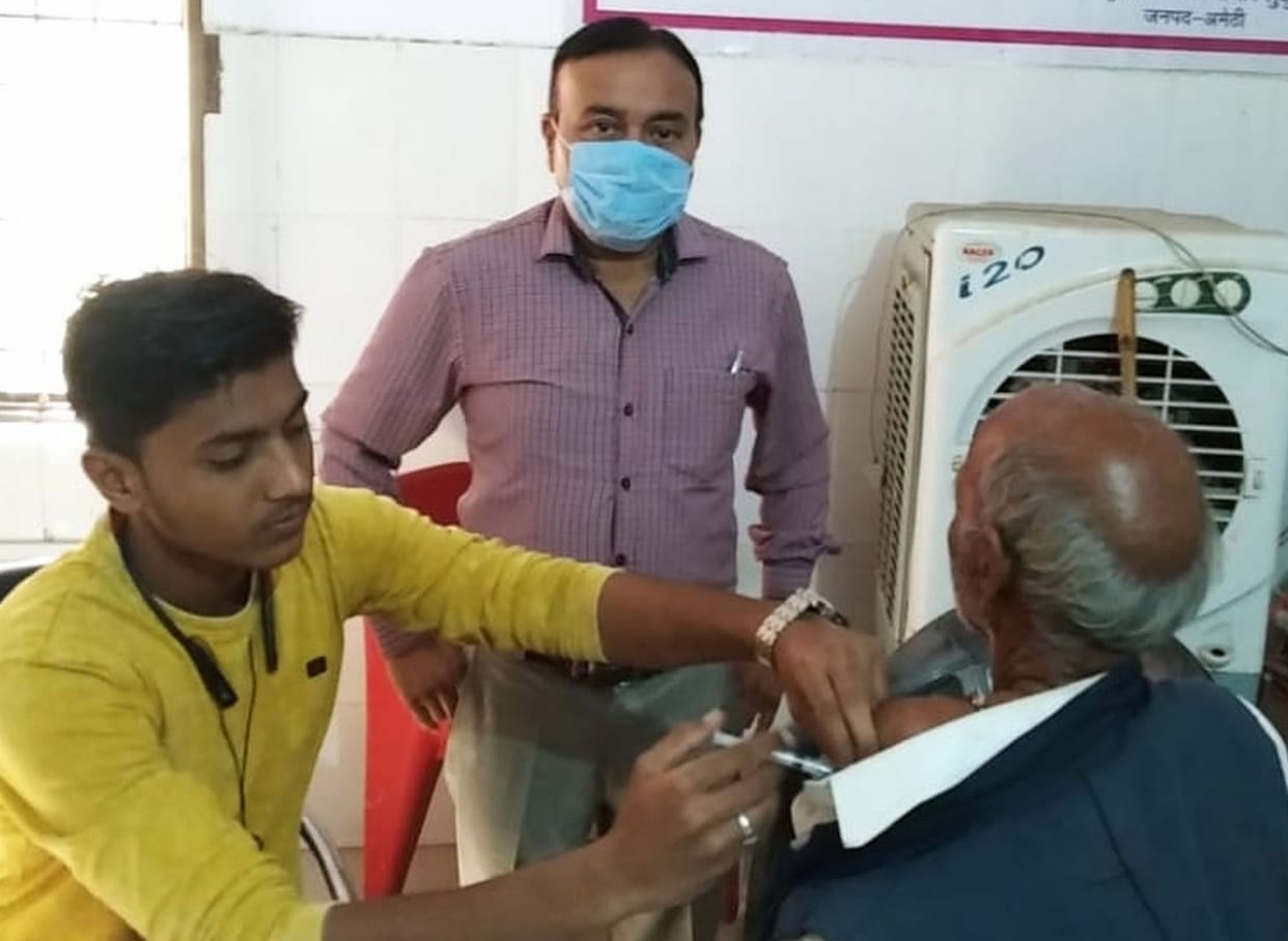 12.33 lakh people got vaccinated in the district