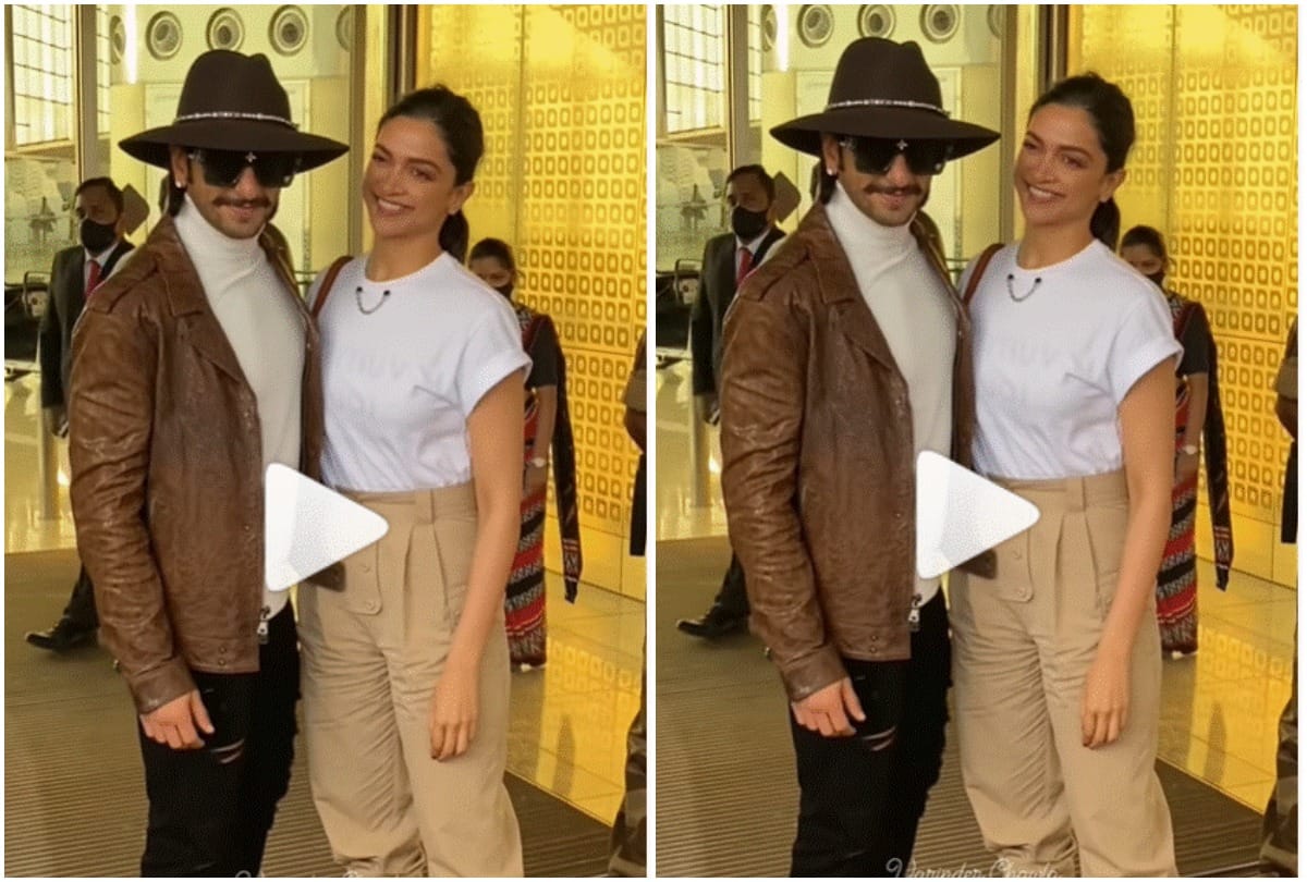 Deepika Padukone kickstarts New Year celebrations with Ranveer Singh gets snapped at airport in Rs 4.7 lakh ensemble