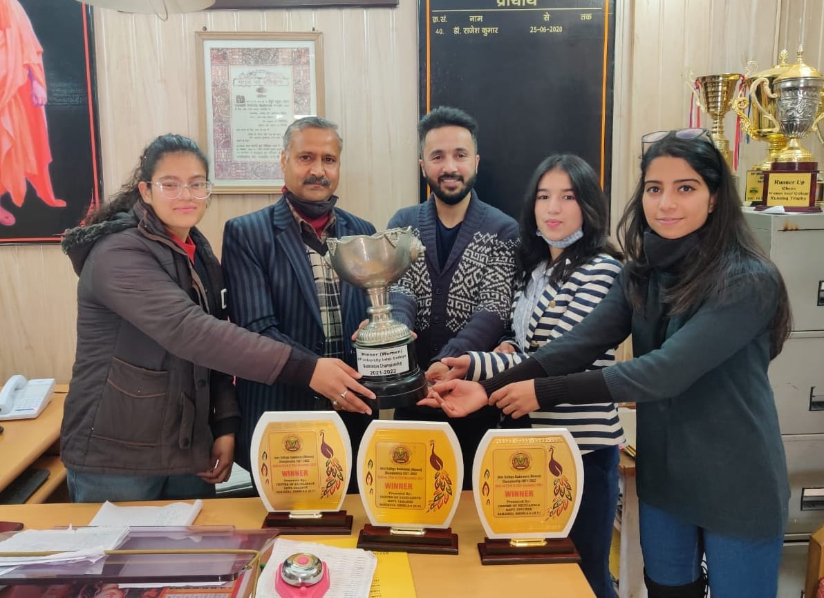 Dharamshala College Champion after 22 years in Badminton