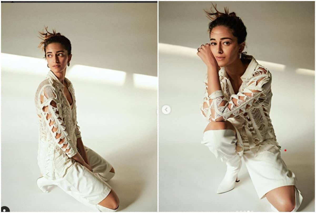 Ananya Panday shared pictures in a stylish look and style fans said  how beautiful you are