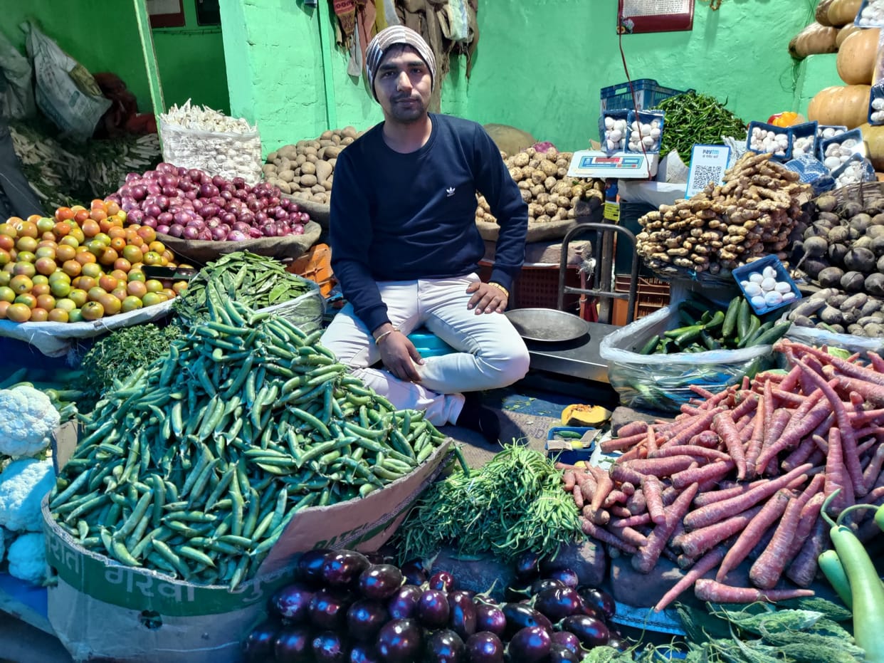 Relief to people due to falling prices of vegetables