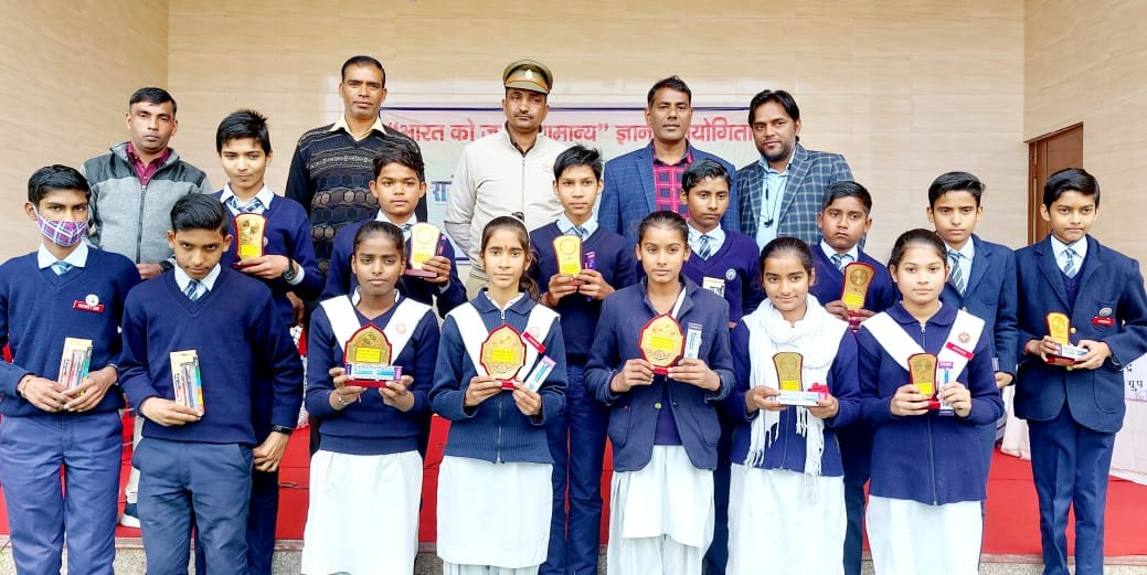 Vivekananda Group's Kashish, Vanshika and Nancy's group topped