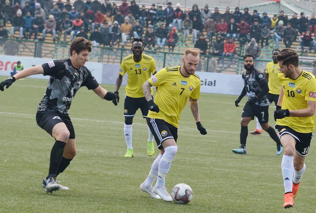 I-League: Real Kashmir beat Aizawl in I-League with two goals from Tiago