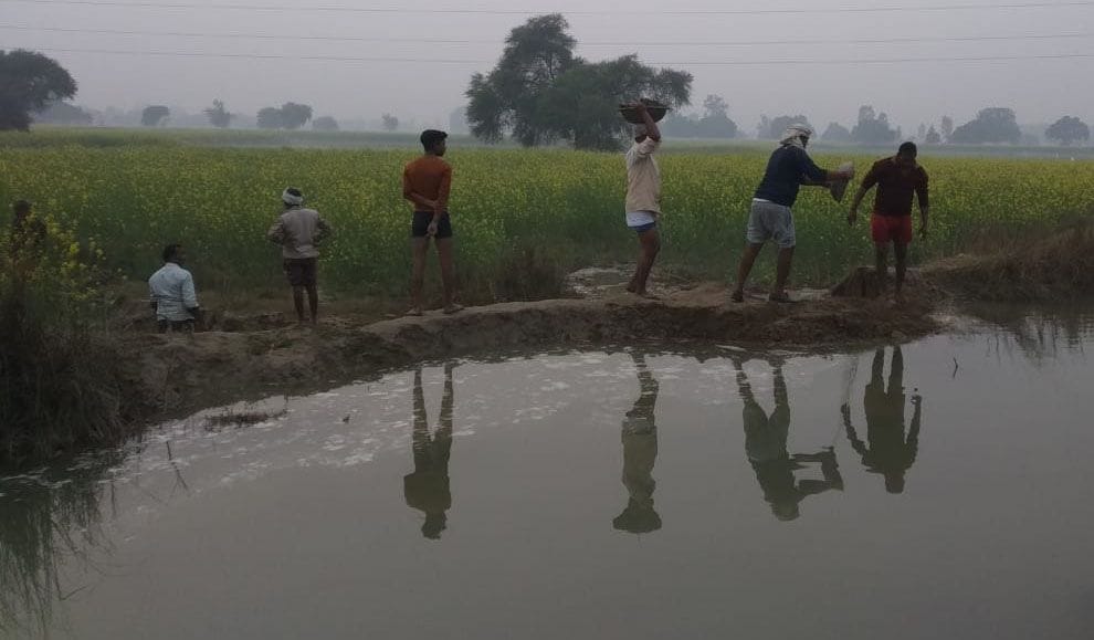 Water suddenly came in Makarandapur Minor, 80 bighas of crop submerged
