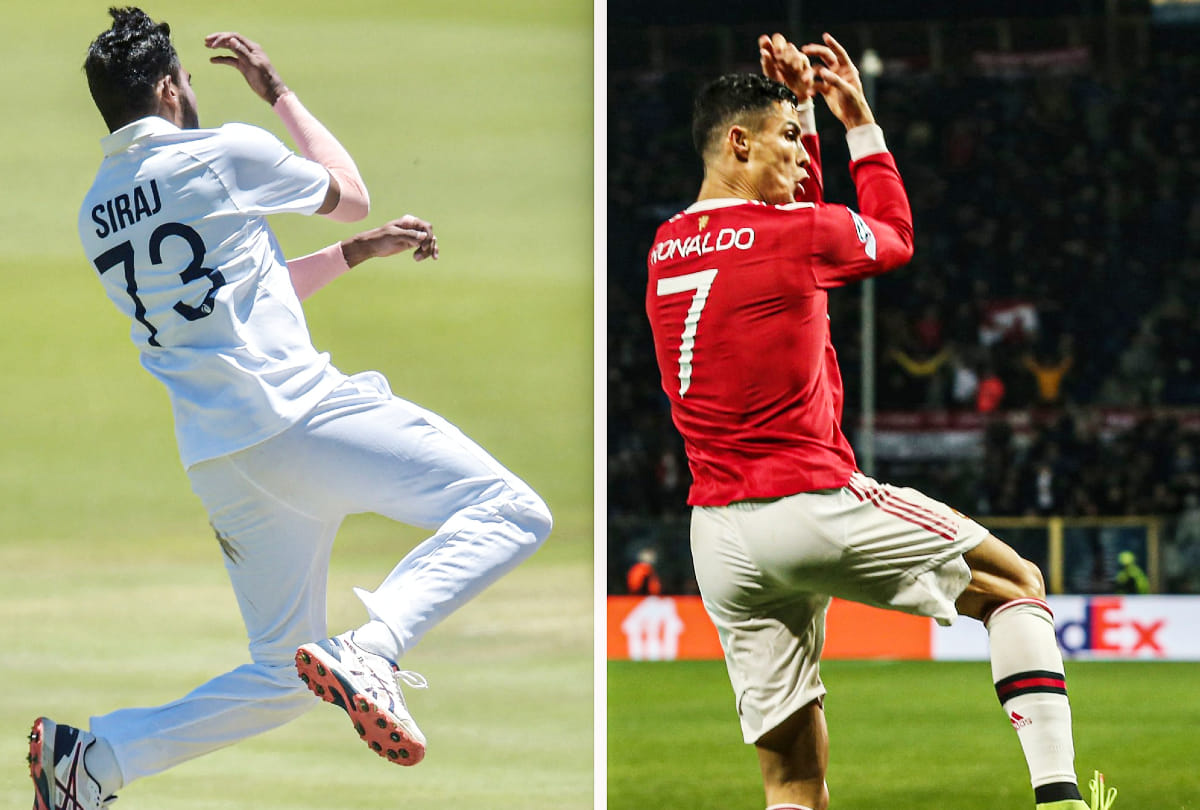 IND vs SA: Mohammad Siraj celebrates in 'Ronaldo style' after taking wicket, video goes viral on social media