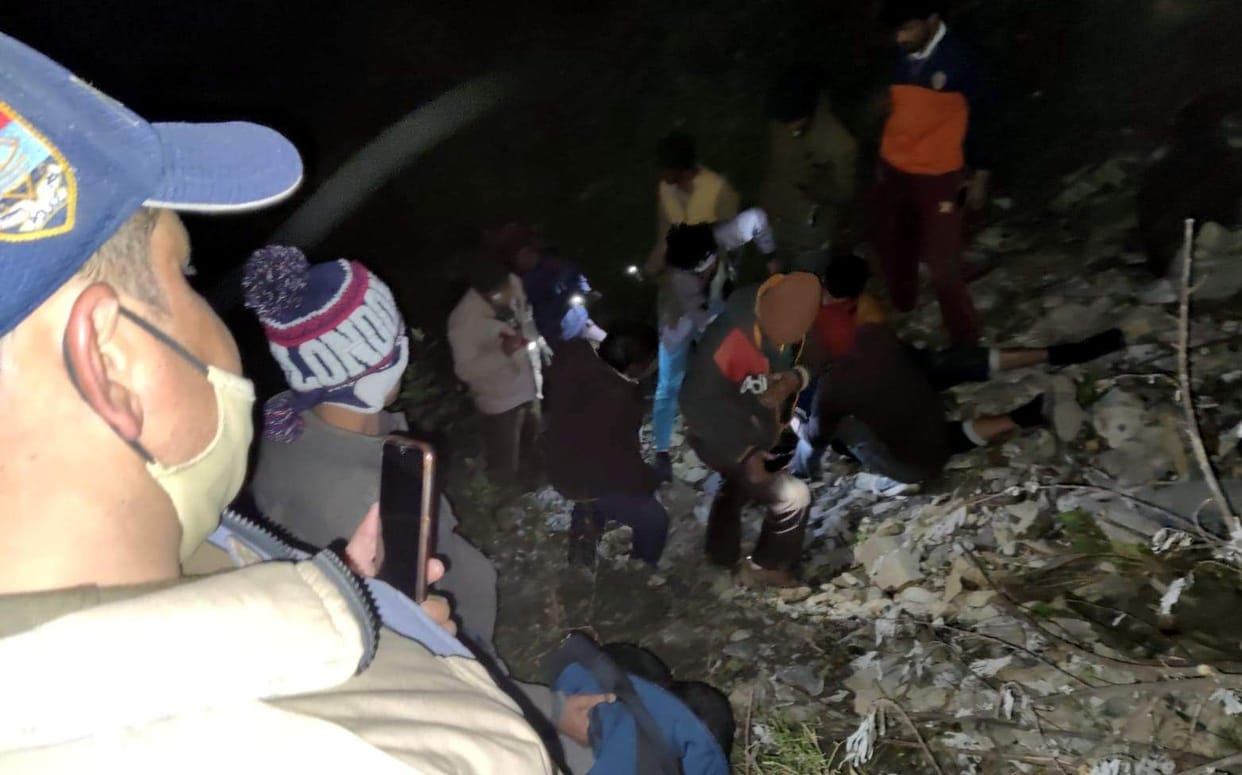 Two killed including village head in car accident