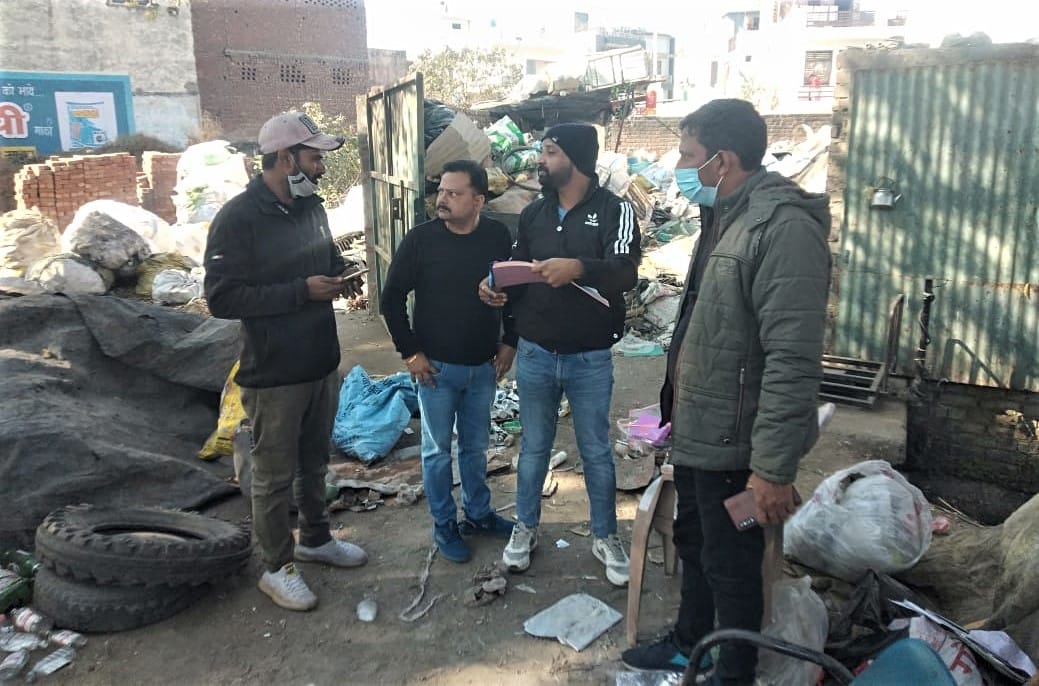 Challans of four shopkeepers for spreading garbage, Yamunanagar