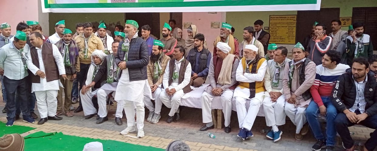 43 kg cake cut on Chaudhary Jayant's 43rd birthday