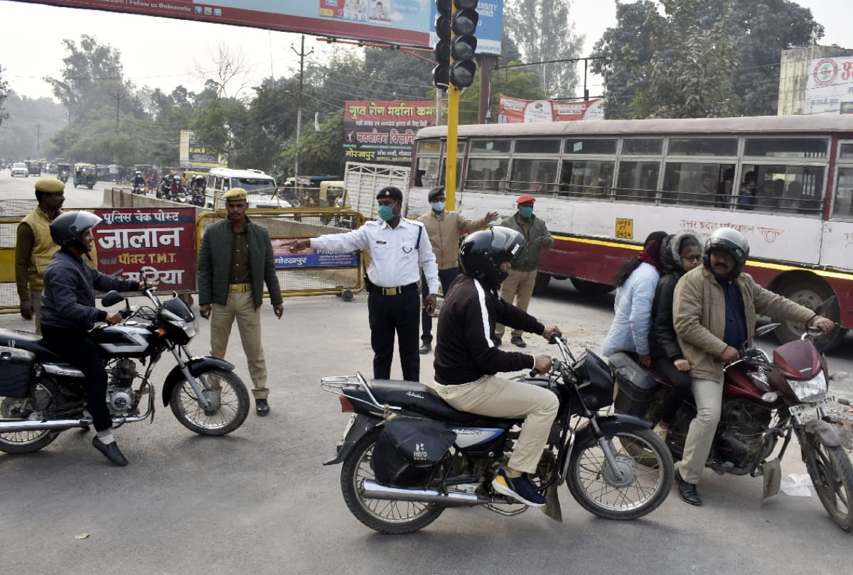 Efforts to deal with traffic jam in Gorakhpur showed effect so no long jam in city