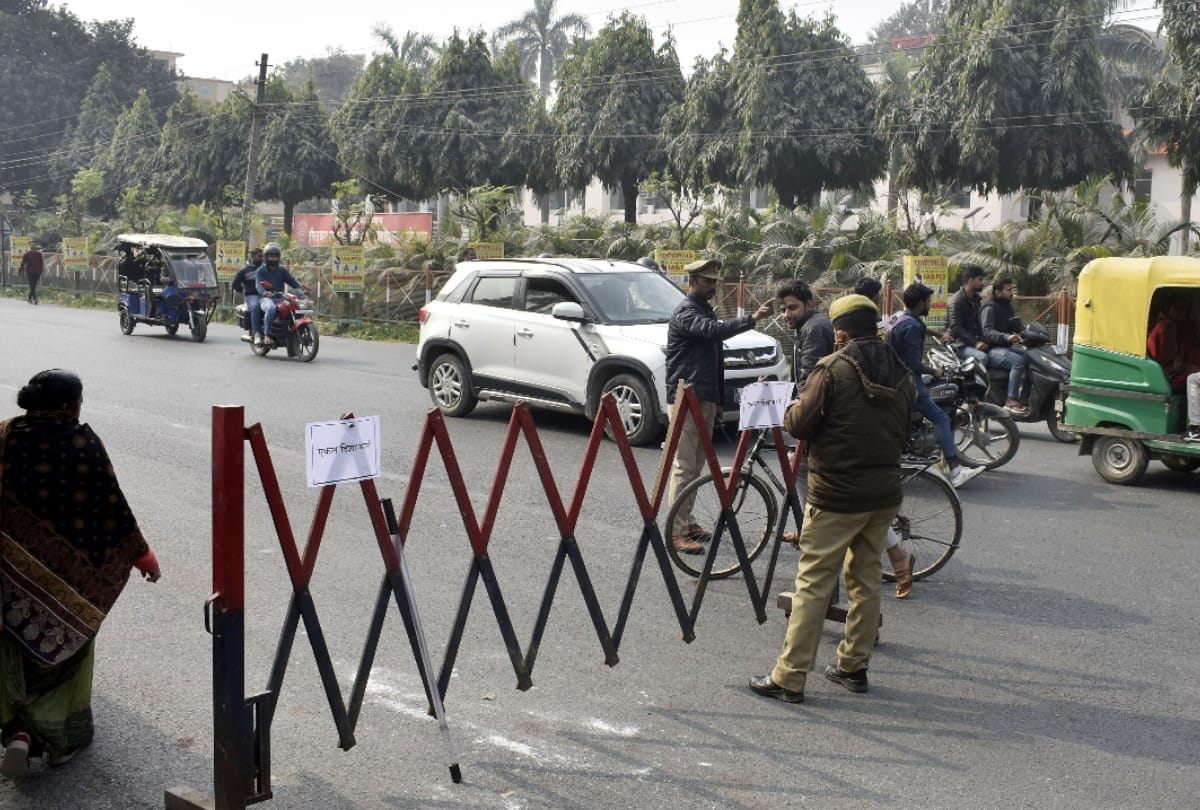 New Year 2022 Today traffic of Gorakhpur city will be changed
