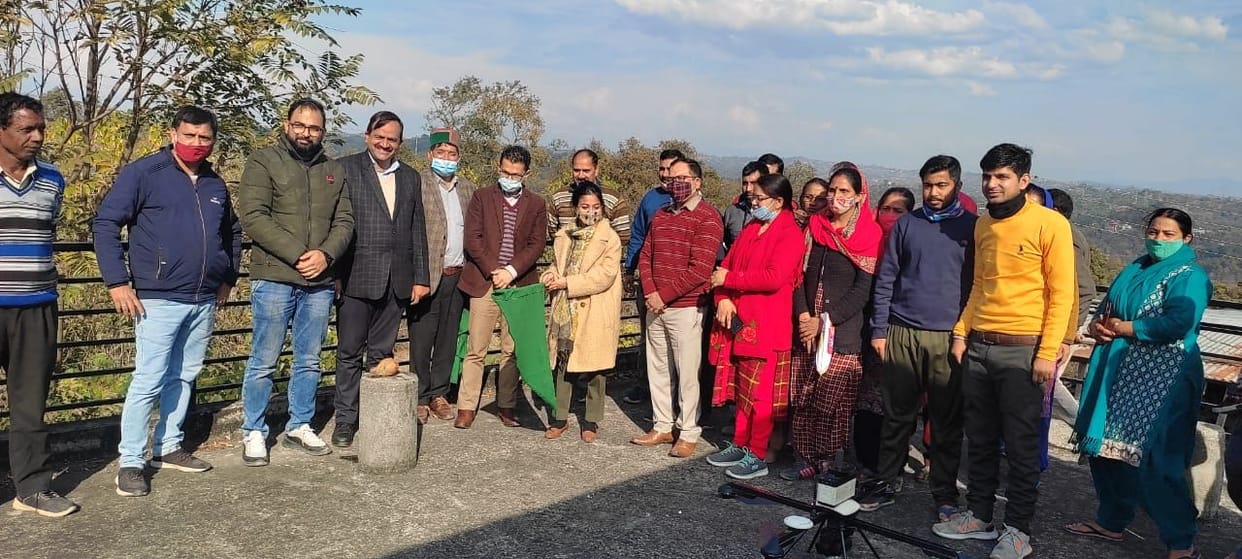 Drone survey started for ownership scheme in Hamirpur