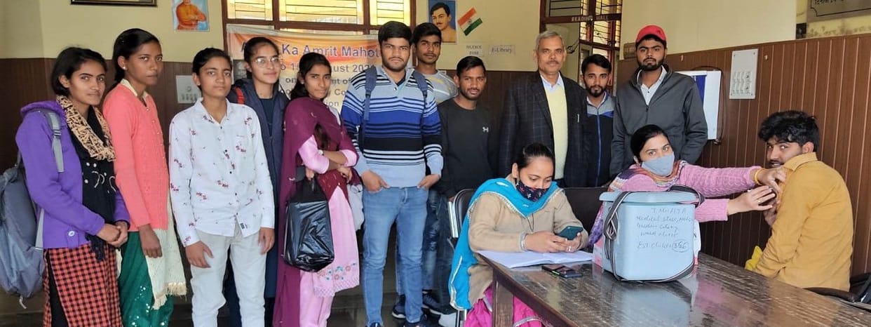 Vaccine installed in Swami Vivekananda library