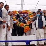 गोरखपुर में बसपा के राष्ट्रीय महासचिव सतीश चंद्र मिश्र।