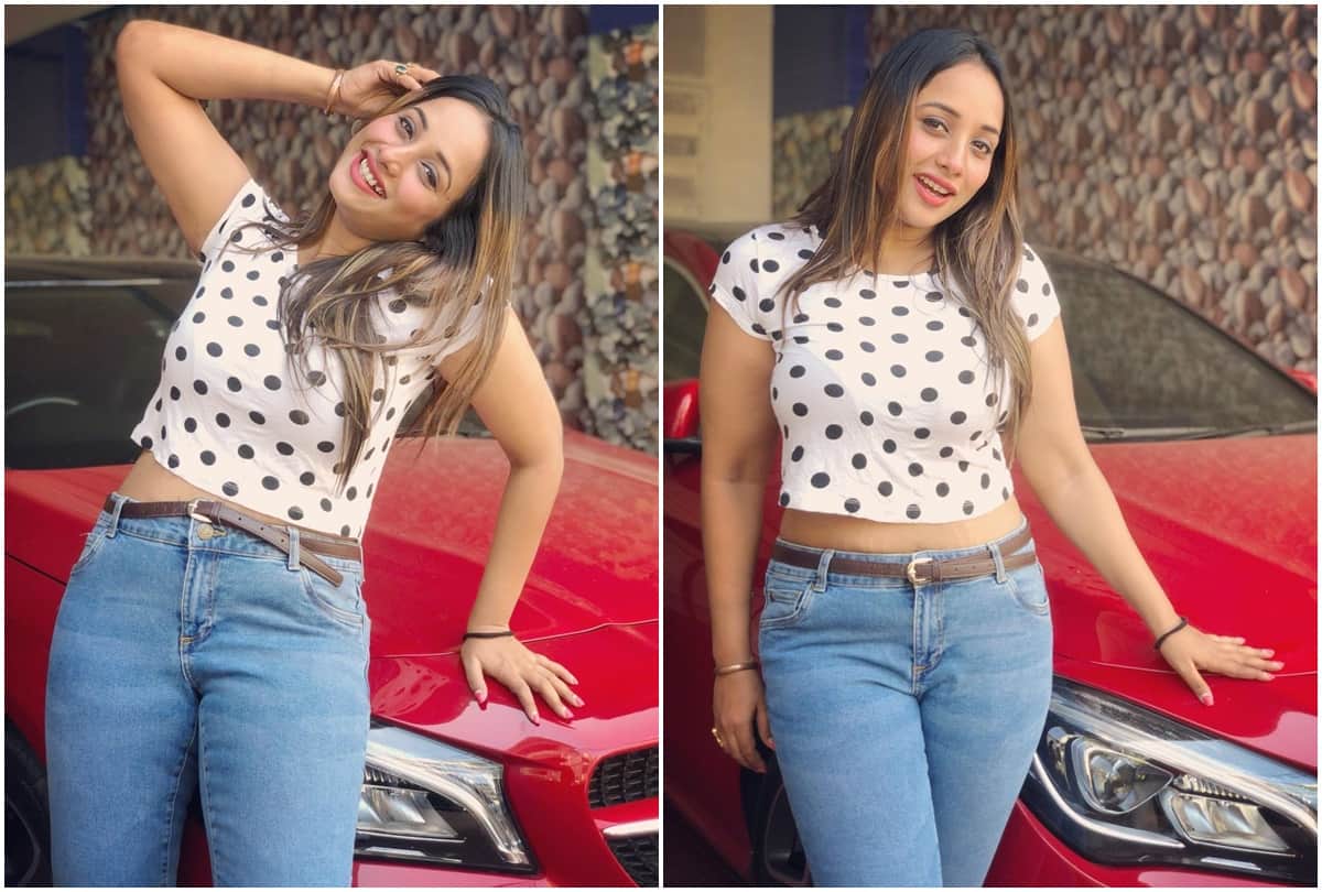 Bhojpuri: Rani Chatterjee was seen swinging on the song meri jaan of Gangubai robbed the hearts of fans with her cute style
